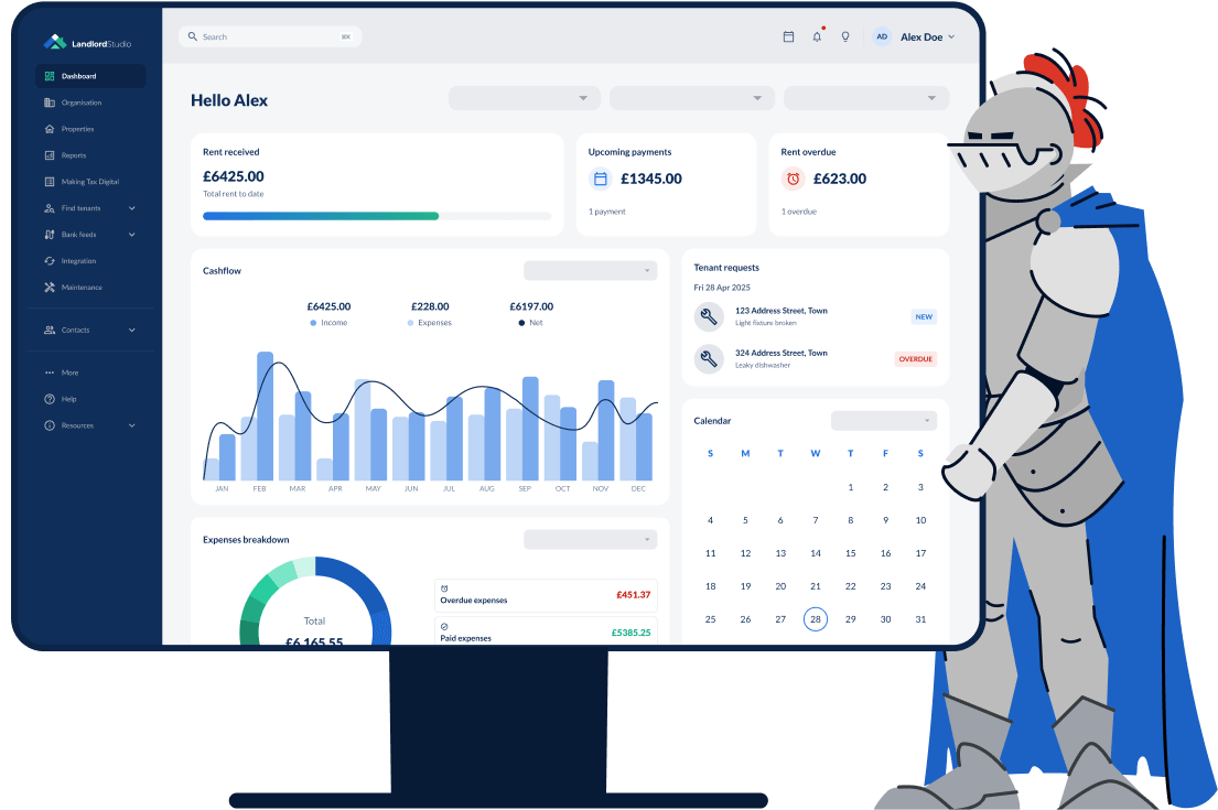 Desktop and Mobile illustration